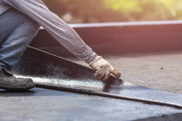 Professional Waterproofing technician working in Lexington, OH